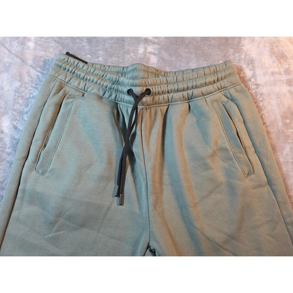 Athletex Joggers Mens Large Sage Green Performance‎ Tech Fleece Sweatpants NEW